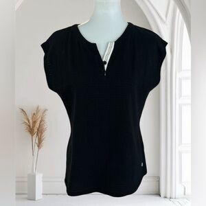 Talbots short sleeve V-neck top